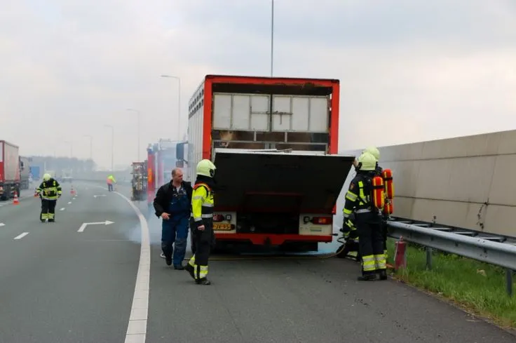 brand vrachtwagen knooppunt ewijk