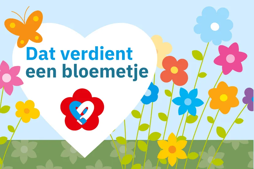 dat verdient een bloemetje