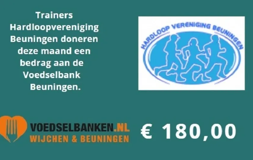 donatie aan de voedselbank beuningen