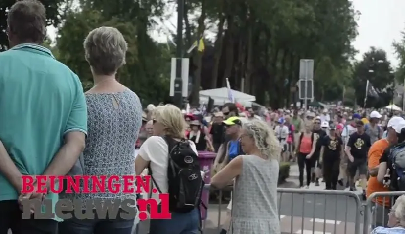 doorkomst vierdaagse beuningen