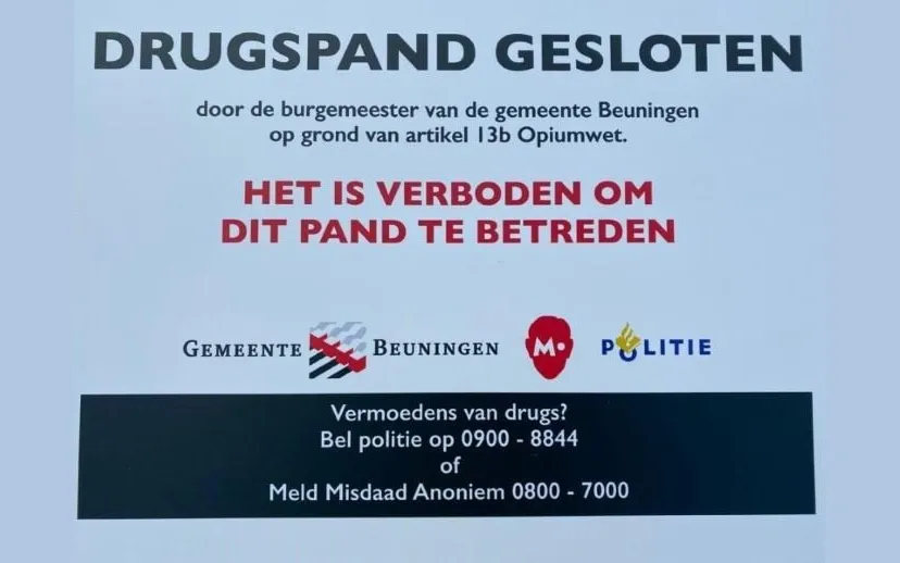 drugspand gesloten 2