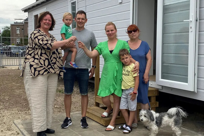 eerste bewoners noodopvang asdonck