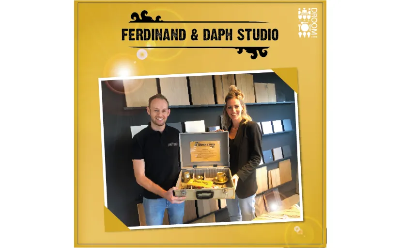 gouden koffer ferdinand en daph studio