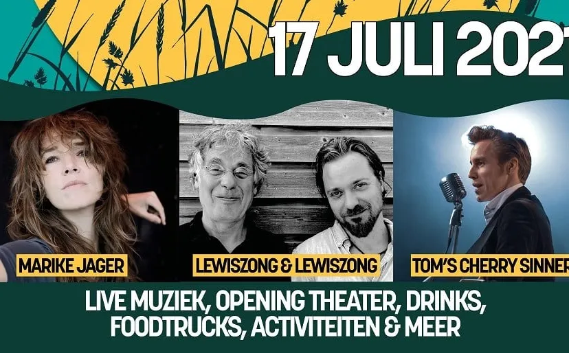 groene heuvels zomerfeest banner 2