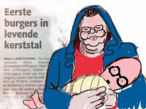 hcmpcf82elaevl2642nribryd burgemeester in kerststal