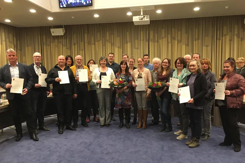 in februari en maart namen ruim twintig inwoners deel aan de cursus politiek actief