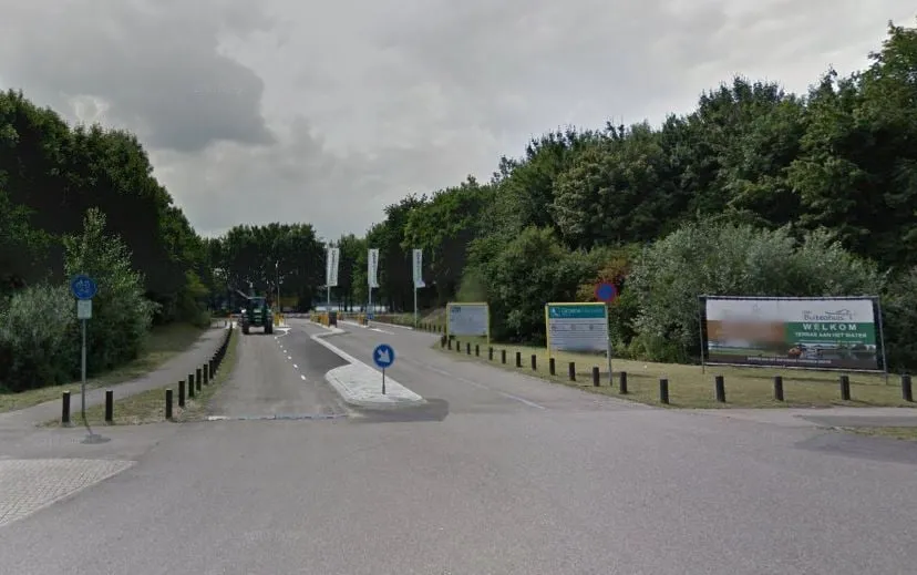 ingang groene heuvels