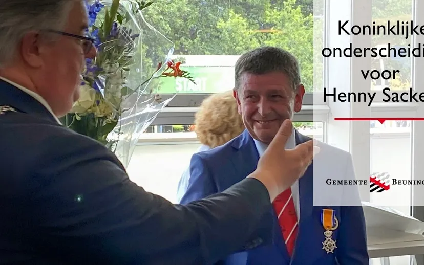 koninklijke onderscheiding voor henny sackers