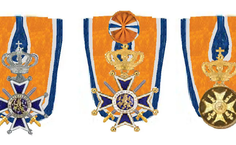 militaire opmaak van de orde van oranje nassau e1429921373821