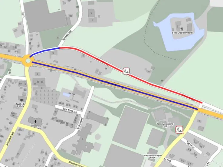 onderhoud bermen binnenweg ewijk op 3 en 4 juli