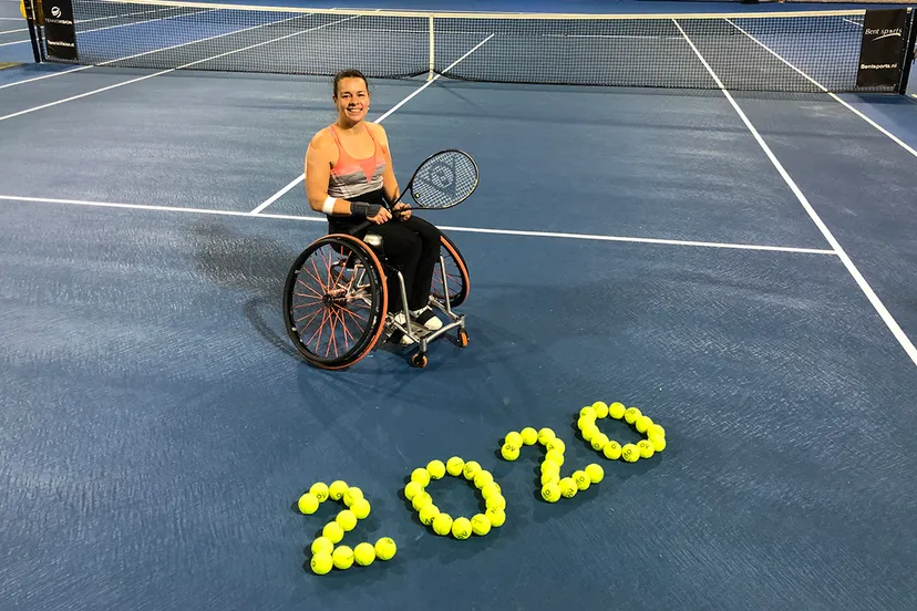 teleurstellende start afscheidsjaar rolstoeltennisster buis