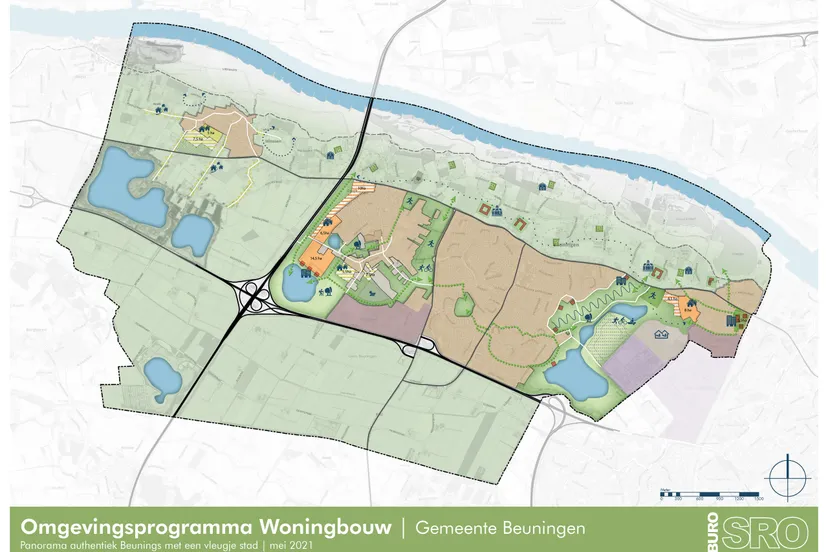 toekomstbeeld doorsnede authentiek beunings met een vleugje stad