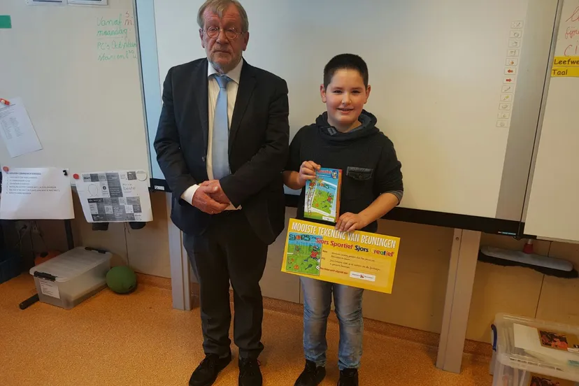 uitreiking sjors sportief en sjors creatief