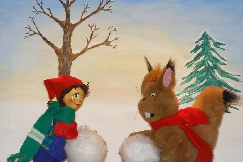 voorstelling eendje heeft het koud poppentheater tingeling