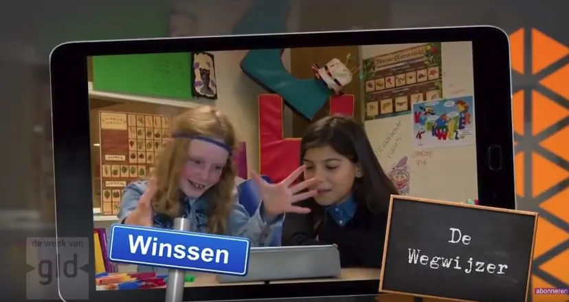 wegwijzer in nieuwsbende