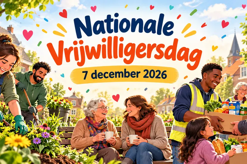Samen sterk op Nationale Vrijwilligersdag 07-12-2026