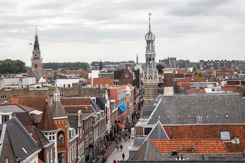 aanzicht van boven alkmaar