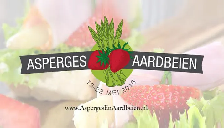 aardbeien en asperges banner