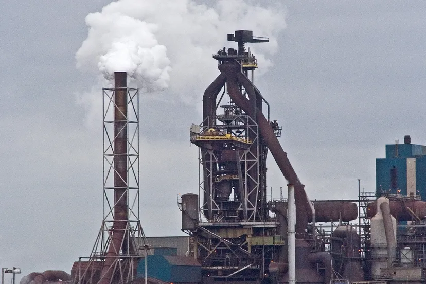 blast furnace at corus ijmuiden