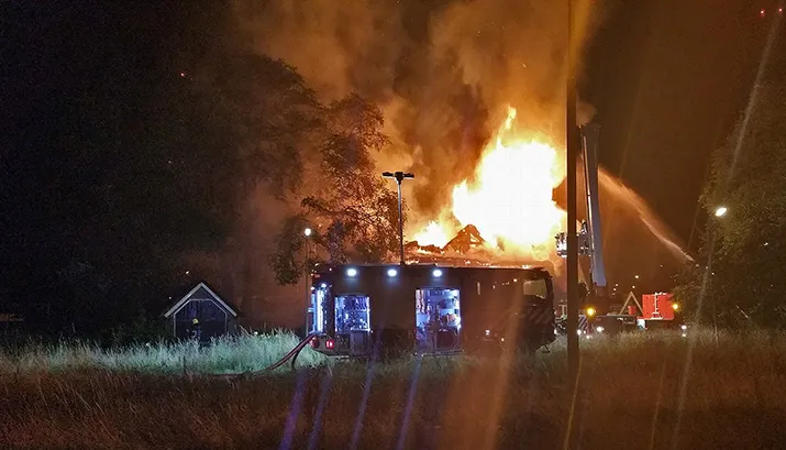 brand politie ijmond