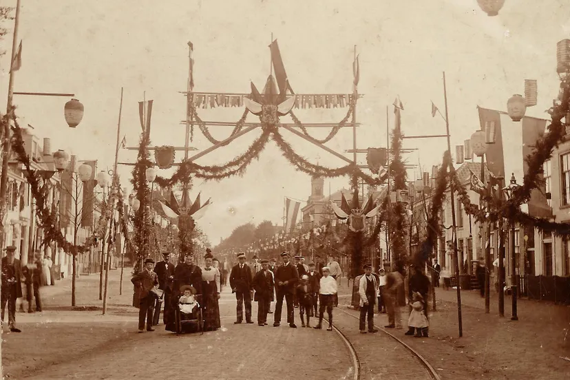 foto 1898 inhuldiging zo vierde beverwijk feest