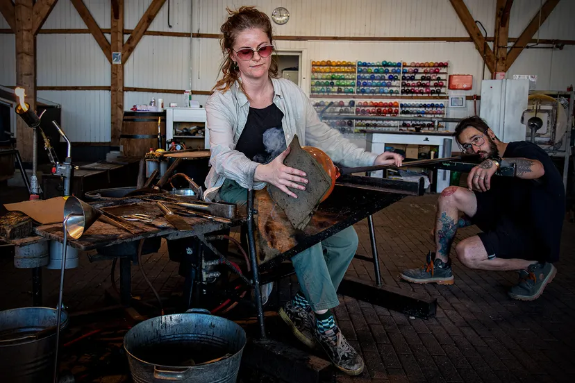 foto stadsfotograaf beverwijk marissa ooijevaar foto glasblazer michelle veldman kopie