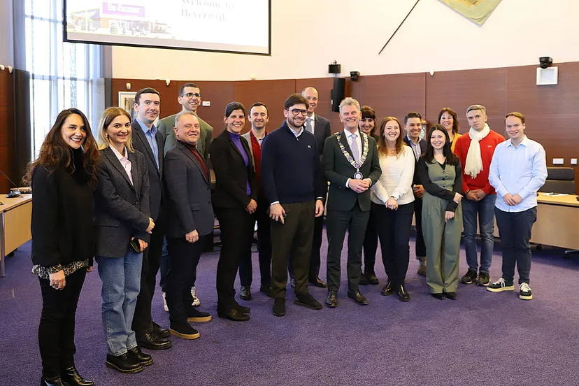 georgische delegatie op bezoek bij gemeente beverwijk