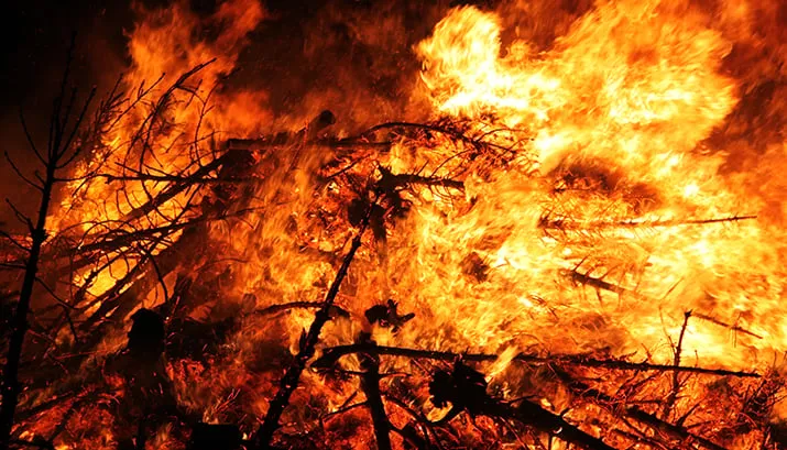 kerstboomverbranding banner