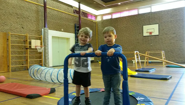 ouder en kind gym banner