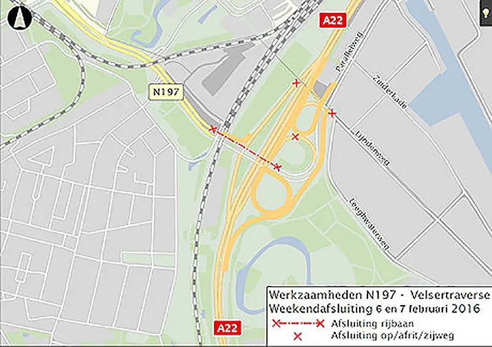 plattegrond velsertraverse