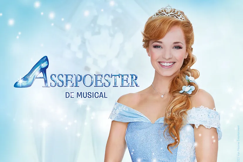 promobeeld assepoester de musical vierkant met logo fotograaf nick van ormondt