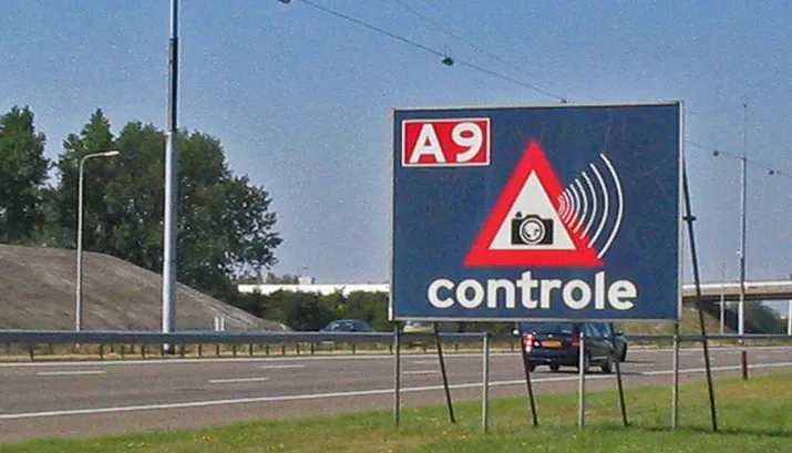 snelheidscontrole banner