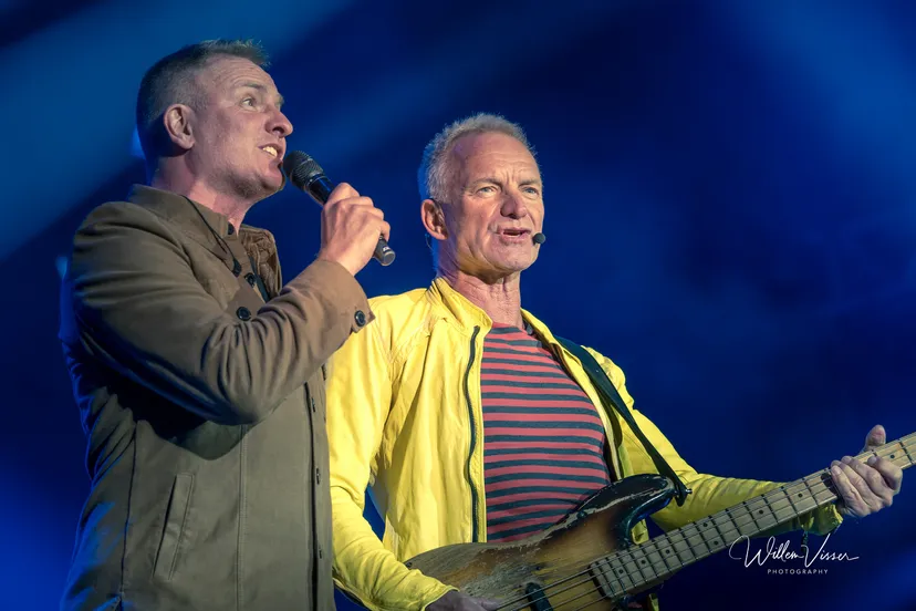 sting en joe sumner photo by willem visser