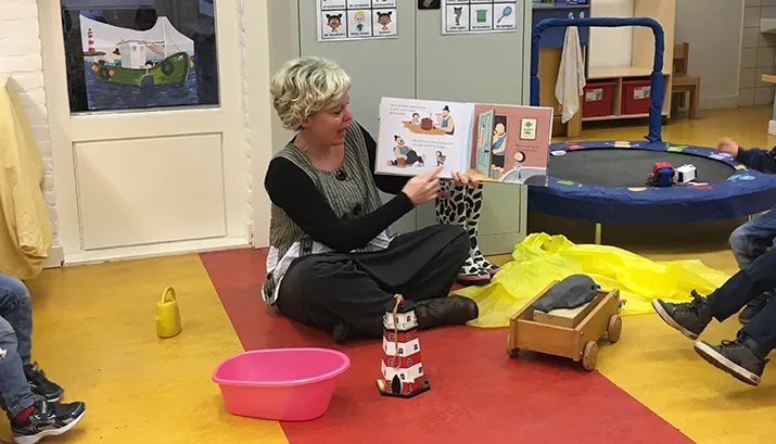 voorleesdag dribbel banner