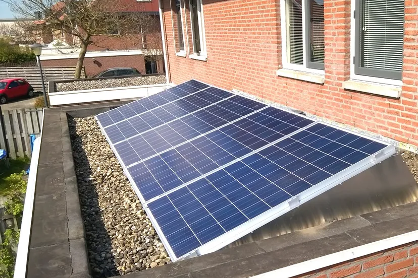 zonnepanelen 5 op uitbouw
