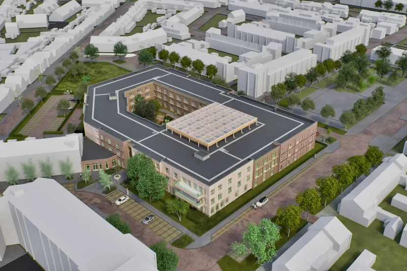 Huis ter Wijck beeld vogelperspectief