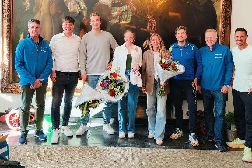 241007 huldiging floris anne maya om olympische prestaties