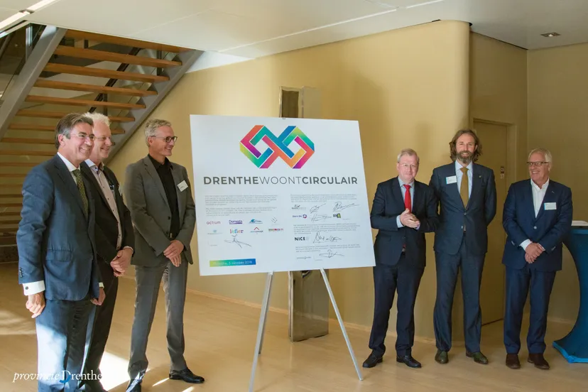 2018 145 alle drentse wooncorporaties ondertekenen verklaring circulair bouwen