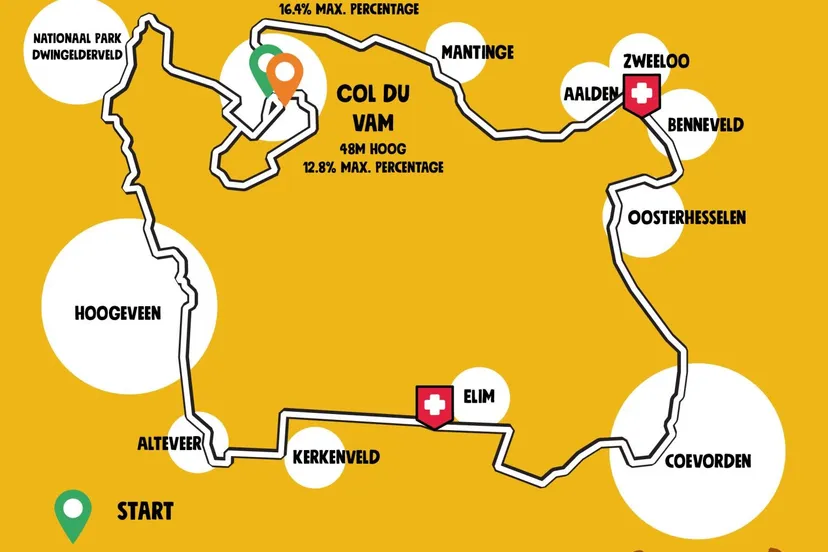 dak van drenthe route