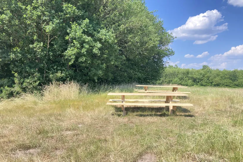 de wijk foto picknickbanken vtrb de wijk noordwieketpad