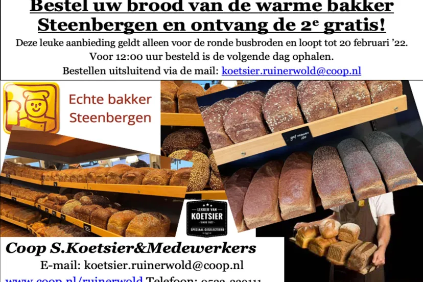 flyer coop koetsier brood actie