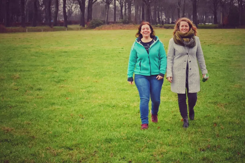 gina van den berg l en annemiek echten r foto berber jansen