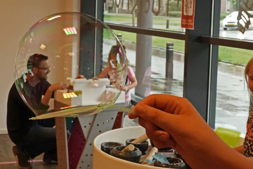 hoogeveen ontdekhoek zeepbel