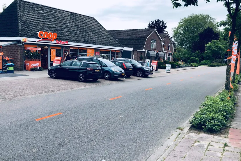 koekange oranje strepen