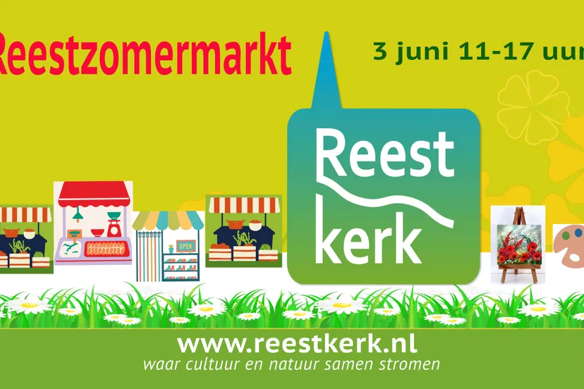 reestkerk banner reestzomermarkt