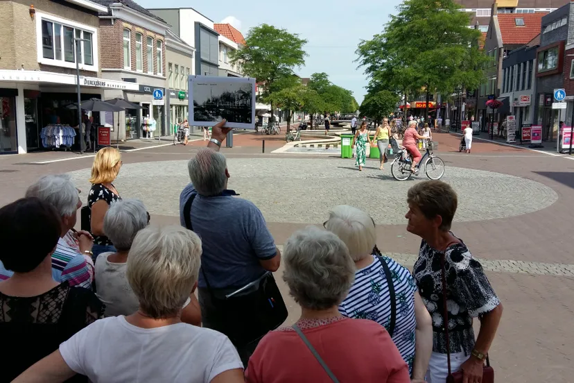 stadswandeling centrum historische fotowandeling
