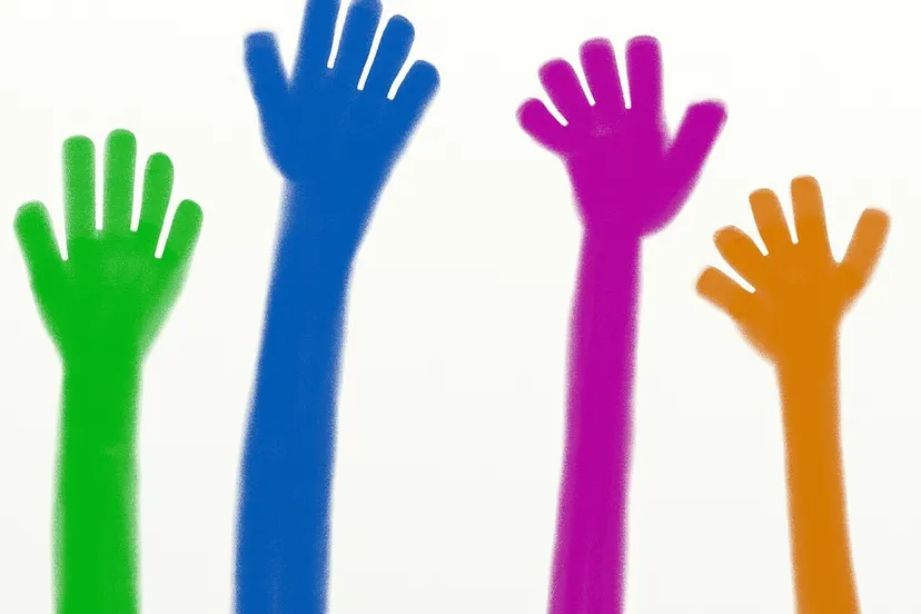 vrijwilliger handjes