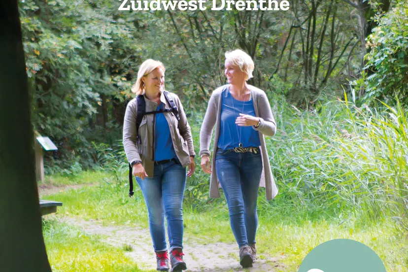 wandelroute startkaart zuidwest drenthe voorzijde