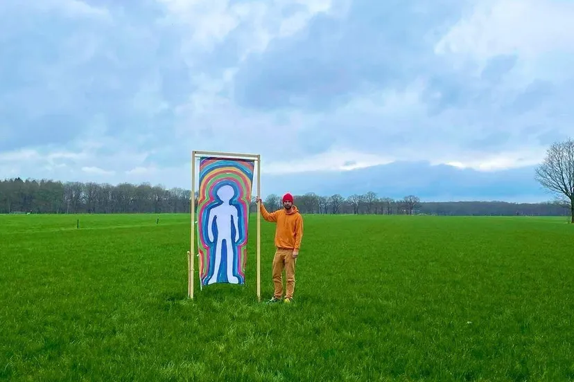 wiede wold portret in de wei