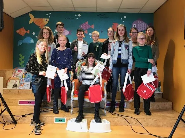 winnaar voorleeswedstrijd 2020 de wolden foto door athilde middelveld